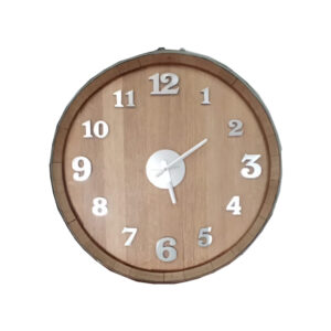 Reloj cabecero de barrica