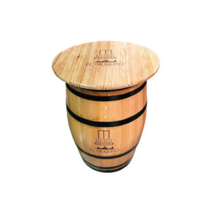 mesa barrica personalizada tapa