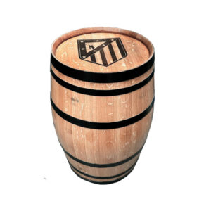 mesa barrica personalizada Atlético Madrid