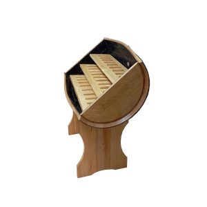 expositor barrica horizontal perfil