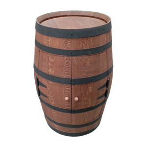 botellero barrica con cuelgacopas