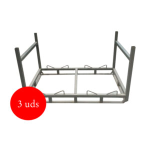 tres durmientes modulares metálicos de ocasión