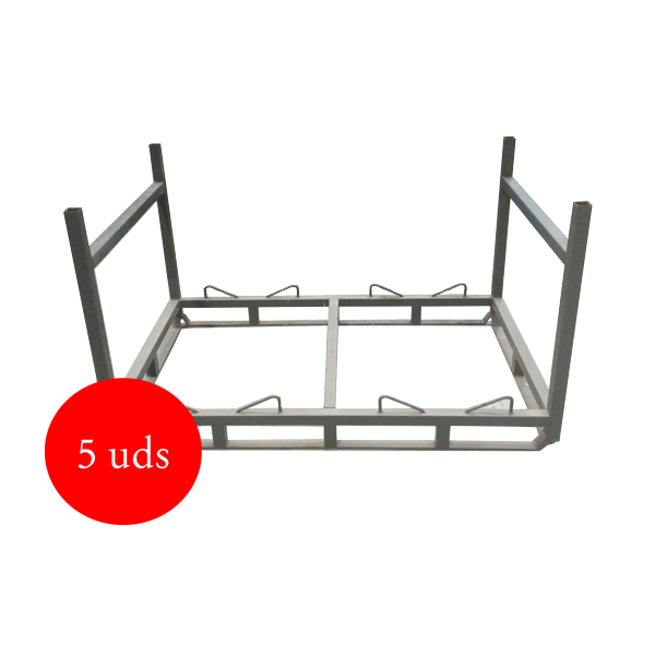Cinco durmientes modulares de ocasión para barrica 225L